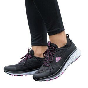RBX Coast-ML Women’s Platform Mesh Sneakers Black Pink Athletic Shoes Sz 6